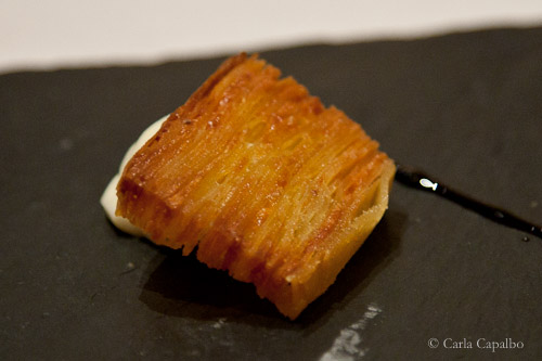 Atala’s mille feuille of manioc root Atala’s mille feuille of manioc root