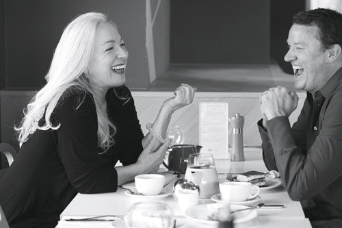 Carla Capalbo and Theo Randall