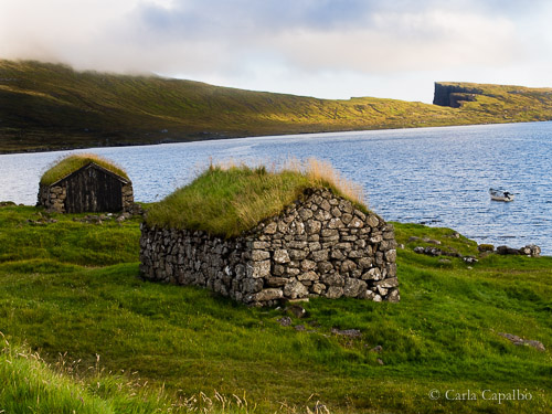 Traditional grass roofs are a feature on the islands Traditional grass roofs are a feature on the islands
