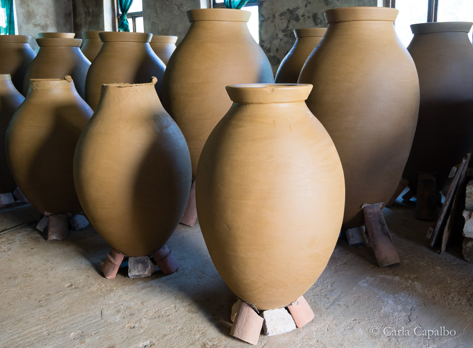 Qvevri studio in Imereti, Georgia