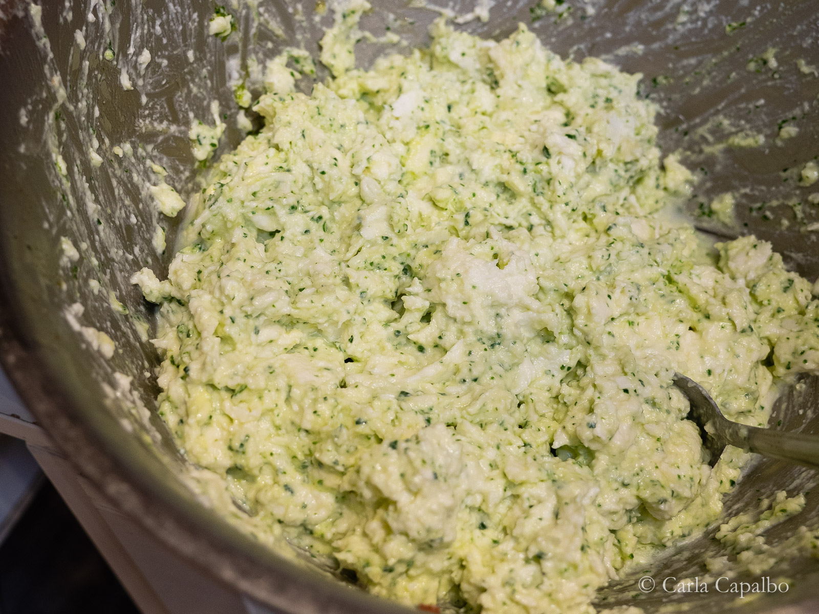 Zilli's stracciatella with wild garlic